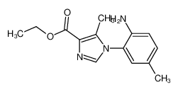 1-(2-氨基-5-甲基苯基)-5-甲基-1H-咪唑-4-羧酸乙酯