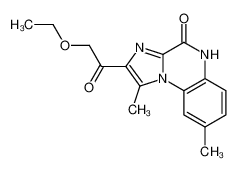 4，5-二氢-1，8-二甲基-4-氧代咪唑并[1，2-A]喹喔啉-2-甲酸乙酯