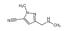 1-甲基-3-((甲基氨基)甲基)-1H-吡唑-5-甲腈盐酸盐