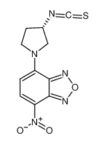 (S)-(+)-NBD-Py-NCS [=(S)-(+)-4-(3-异硫氰酸基吡咯烷-1-基)-7-硝基-2,1,3-苯并恶二唑] [用于e.e.值测定的HPLC标记试剂]