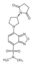 (R)-(-)-DBD-Py-NCS [=(R)-(-)-4-(N,N-二甲氨基磺酰基)-7-(3-异硫氰酸基四氢吡咯-1-基)-2,1,3-苯并恶二唑] [HPLC标记用]