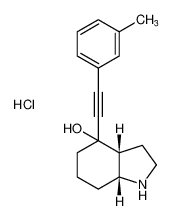 (3aR，4S，7aR)-4-(间甲苯乙炔基)八氢-1H-吲哚-4-醇盐酸盐