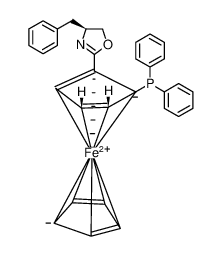 (2R)-1-[(4S)-4，5-二氢-4-(苯基甲基)-2-噁唑基]-2-(二苯基膦)二茂铁