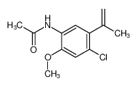 N- [4-氯-2-甲氧基-5-(1-甲基乙烯基)苯基]乙酰胺
