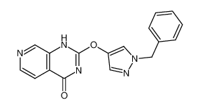 2-((1-苄基-1H-吡唑-4-基)氧基)吡啶并[3,4-d]嘧啶-4(3H)-酮