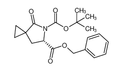 6-苄基-5-叔丁基(6S)-4-氧代-5-氮杂螺[2.4]庚烷-5，6-二羧酸酯