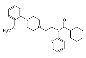 N-(2-(4-(2-甲氧基苯基)哌嗪-1-基)乙基)-N-(吡啶-2-基)环己甲酰胺