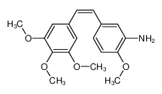 (Z)-2-甲氧基-5-(3,4,5-三甲氧基苯乙烯)苯胺