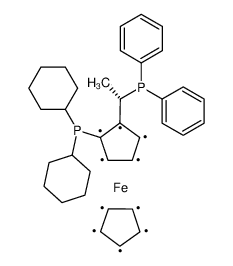 (S)-1-[(R{p})-2-(二环己基膦)二茂铁基乙基]二苯基膦