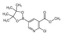 2-氯-5-(4，4，5，5-四甲基-1，3，2-二氧杂环戊硼烷-2-基)烟酸甲酯