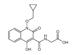 (1-(环丙基甲氧基)-4-羟基-2-氧代-1,2-二氢喹啉-3-羰基)甘氨酸