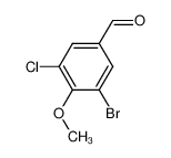 3-溴-5-氯-4-甲氧基苯(甲)醛