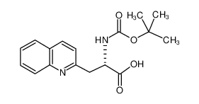 (S)-2-((叔丁氧羰基)氨基)-3-(喹啉-2-基)丙酸