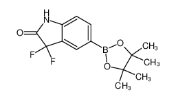 3，3-二氟-5-(4，4，5，5-四甲基-1，3，2-二硼戊环-2-基)二氢吲哚-2-酮