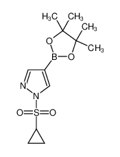 1-(环丙基磺酰基)-4-(4,4,5,5-四甲基-1,3,2-二氧硼杂环戊烷-2-基)-1H-吡唑