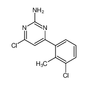 4-氯-6-(3-氯-2-甲基苯基)嘧啶-2-胺