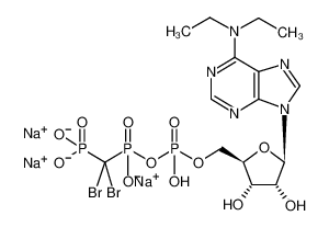 6-N，N-二乙基-Β-Γ-二溴亚甲基-D-腺苷E-5'-三磷酸钠水合物
