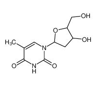 1-(2-Deoxy-β-D-threo-pentofuranosyl)thymine