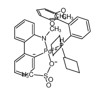 甲磺酸(2-二环己基膦-2',6'-二甲氧基-1,1'-联苯基)(2'-甲氨-1,1'-联苯-3-基)钯(II)
