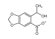 1-(6-硝基苯并[d][1，3]二氧杂环戊烯-5-基)乙醇